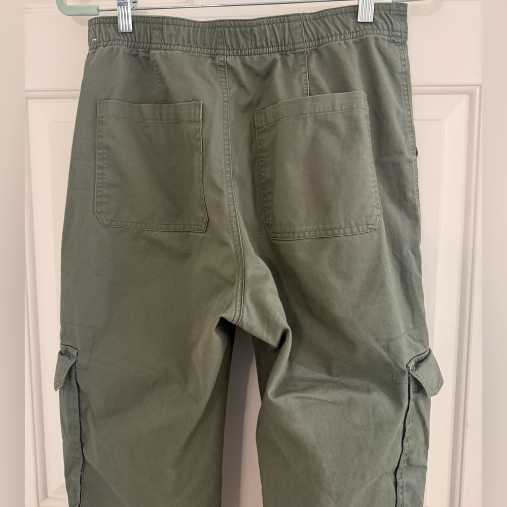 Y2K Abercrombie Fitch Military Utility Cargo Women 8 Pants Straight Leg Outdoor - Picture 8 of 13